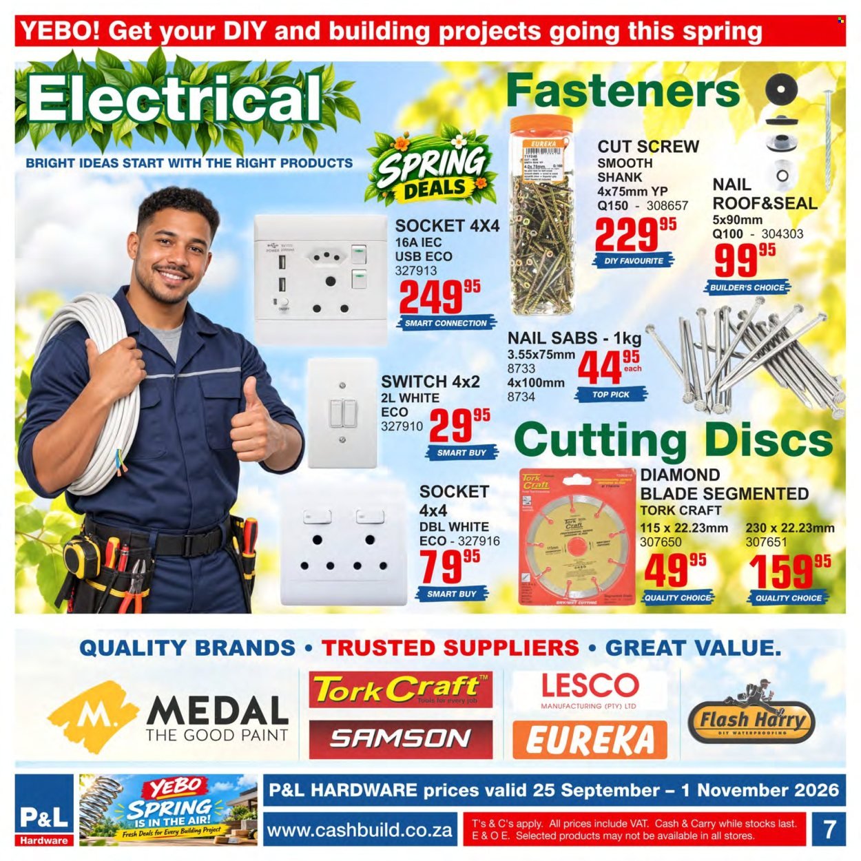 CASHBUILD specials - From Friday 25 Sept 2026