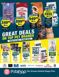 CHECKERS specials - Petshop Science (2026-01-12 - 2026-03-08)