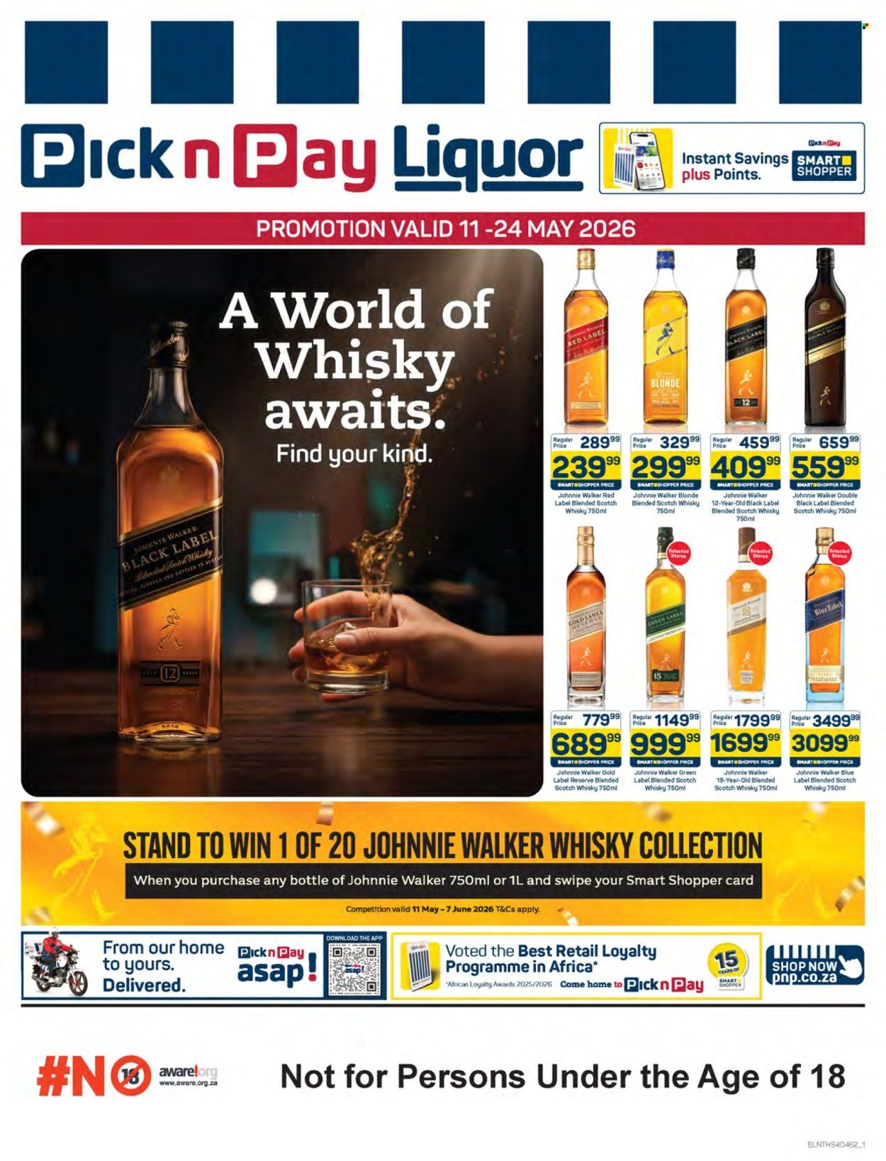 PICK N PAY specials - Liquor Whiskey Specials (2026-05-11 - 2026-05-24) | 1