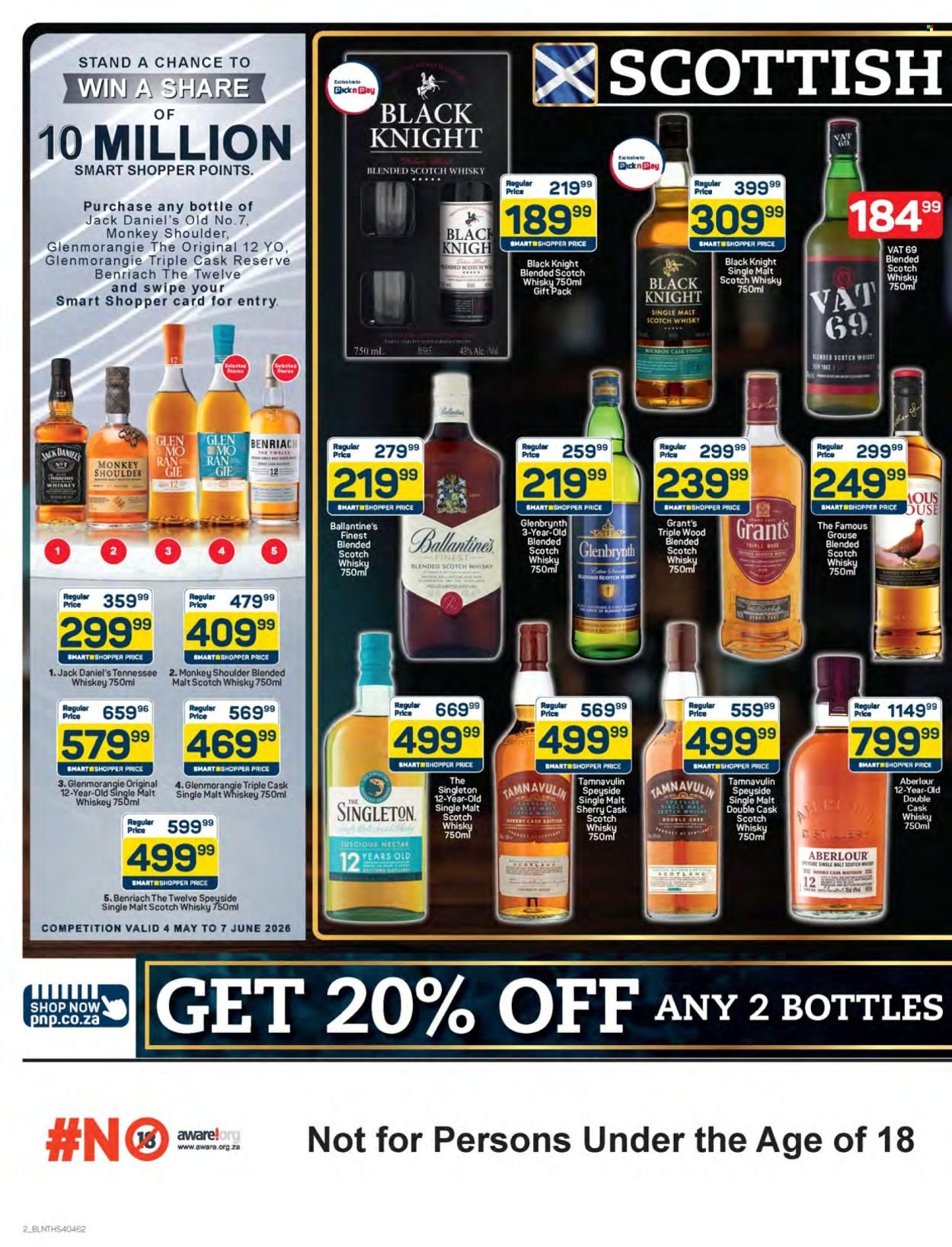 PICK N PAY specials - Liquor Whiskey Specials (2026-05-11 - 2026-05-24) | 2