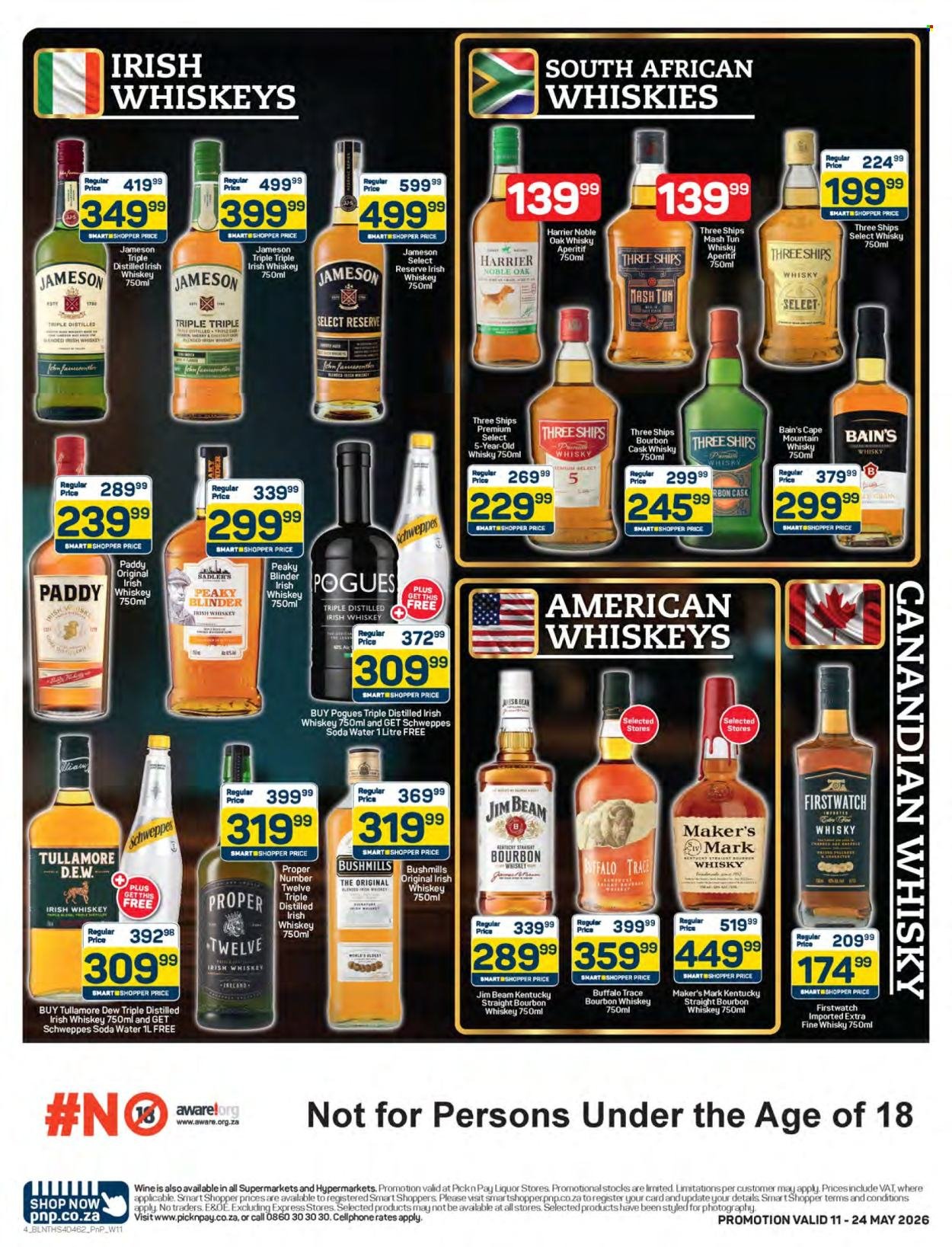 PICK N PAY specials - Liquor Whiskey Specials (2026-05-11 - 2026-05-24) | 4