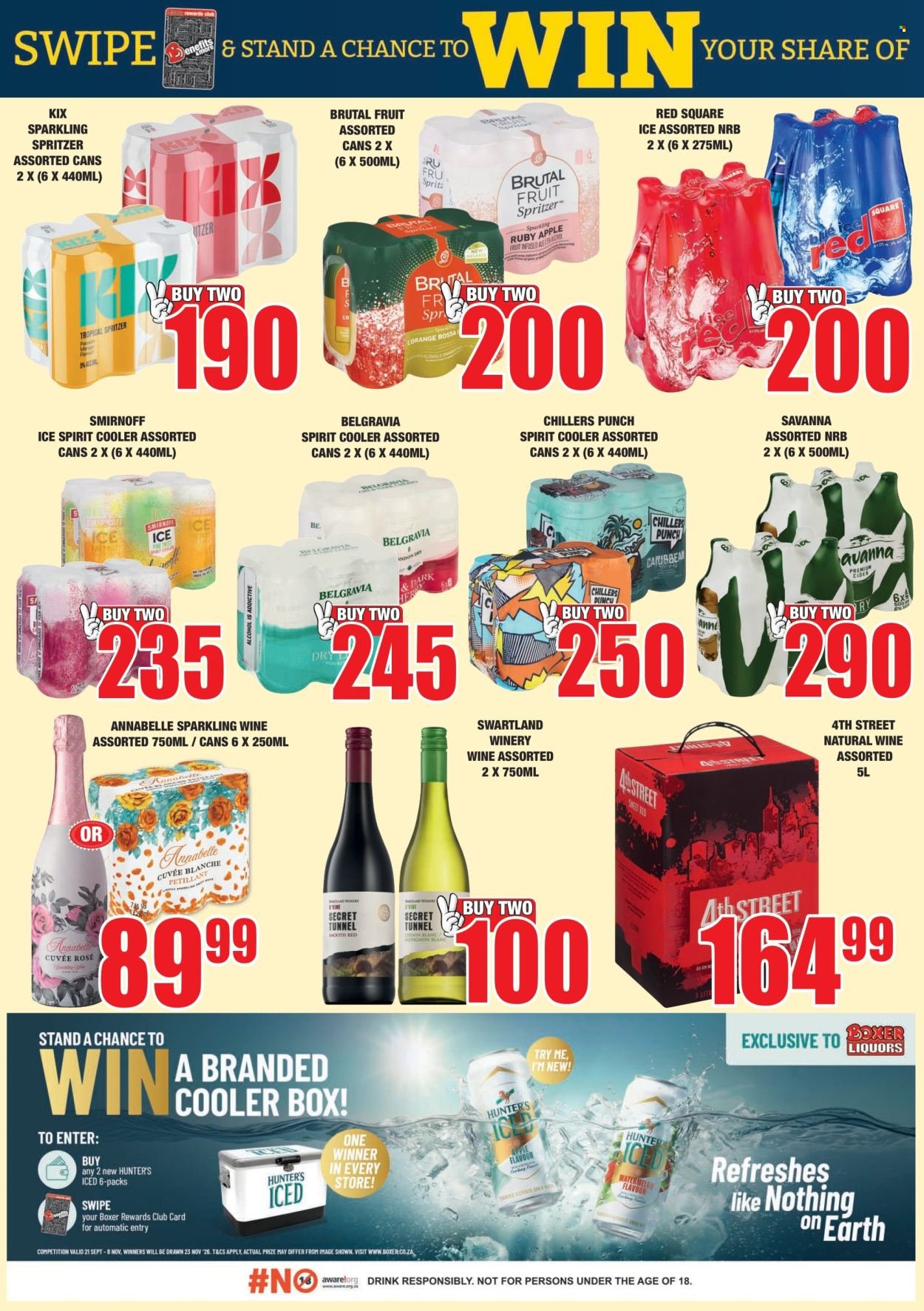 BOXER specials - October ME Liquor