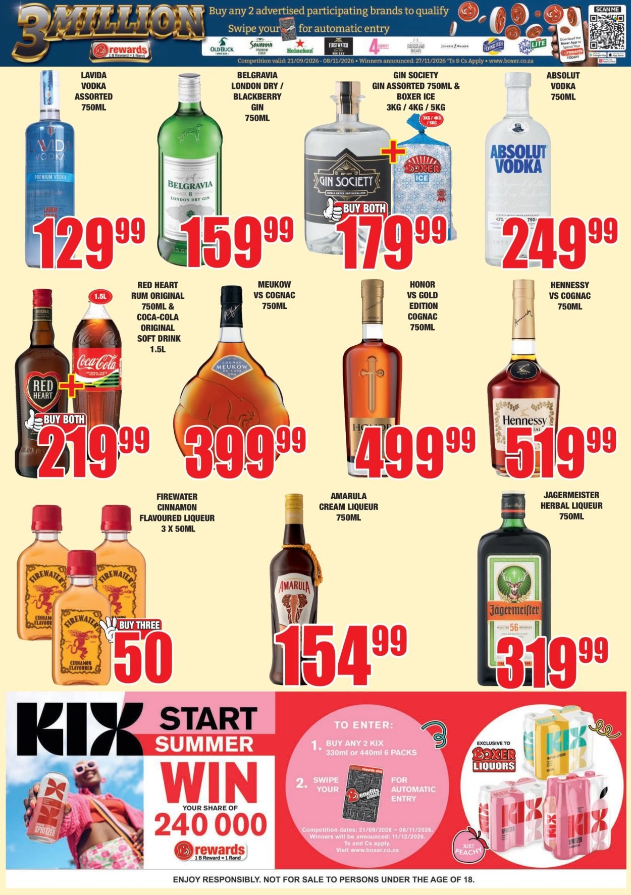 BOXER specials - October ME Liquor