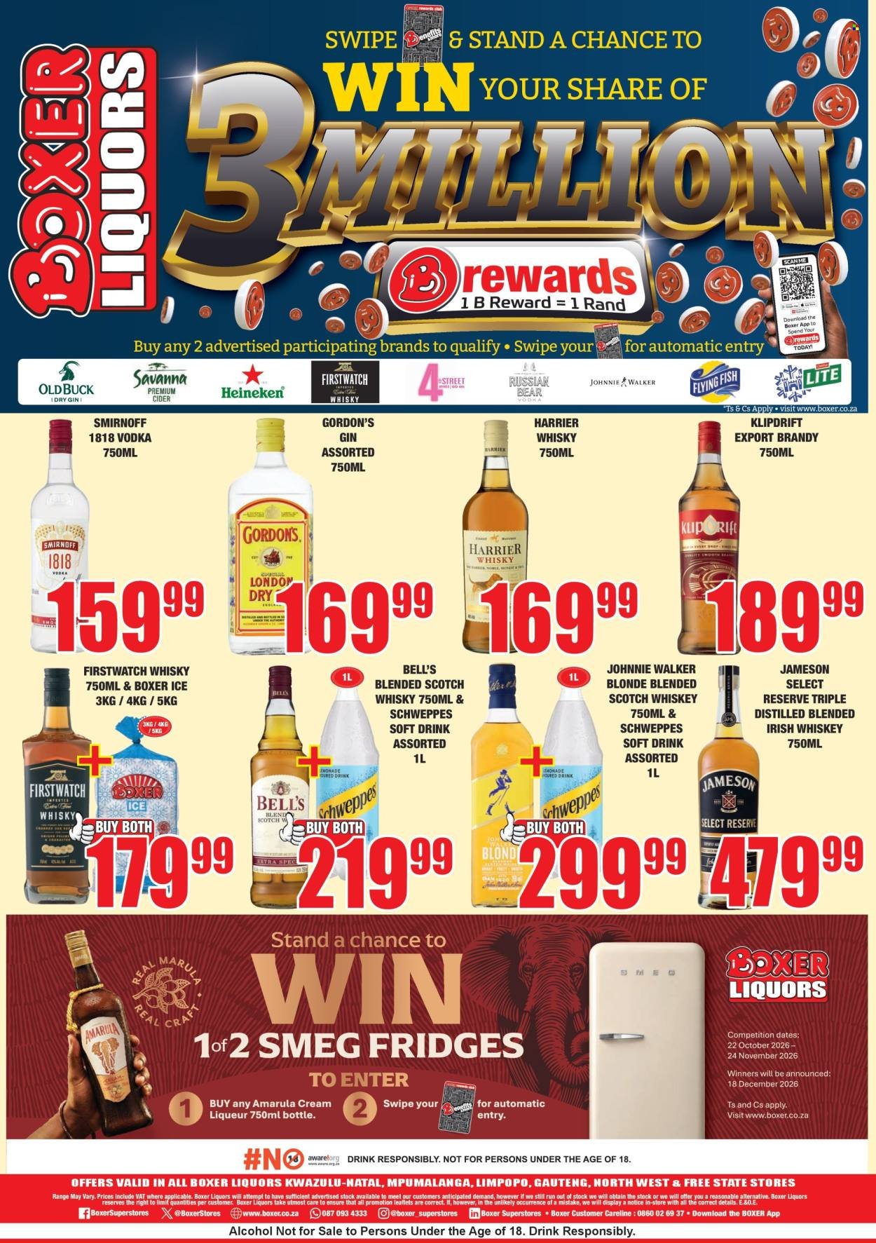 BOXER specials - October ME Liquor