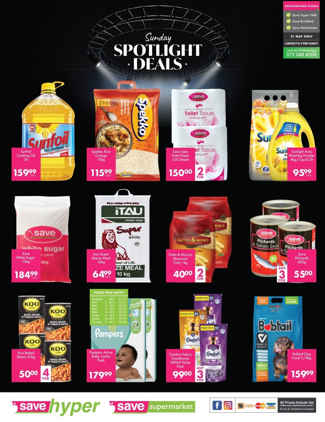 SAVE specials - From Sunday 31 May 2026