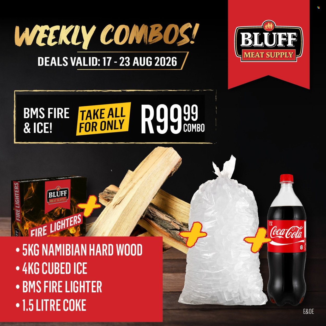 BLUFF MEAT SUPPLY specials - From Monday 17 Aug 2026