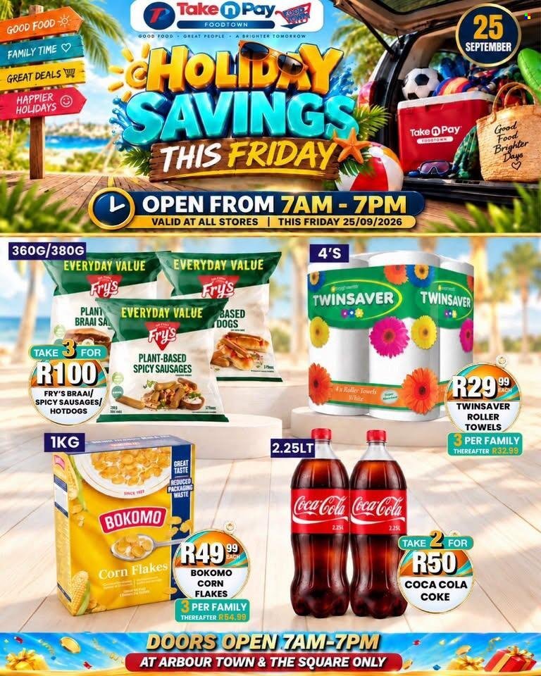 TAKE N PAY specials - From Friday 25 Sept 2026