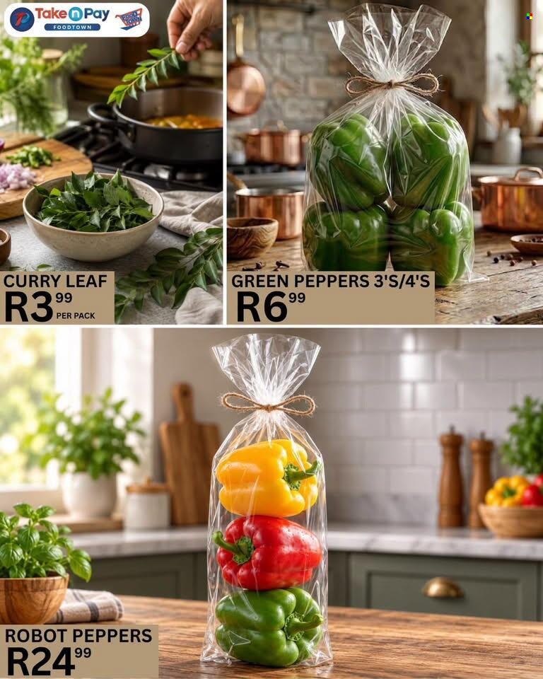 TAKE N PAY specials - From Friday 25 Sept 2026