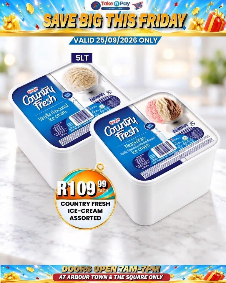 TAKE N PAY specials - From Friday 25 Sept 2026