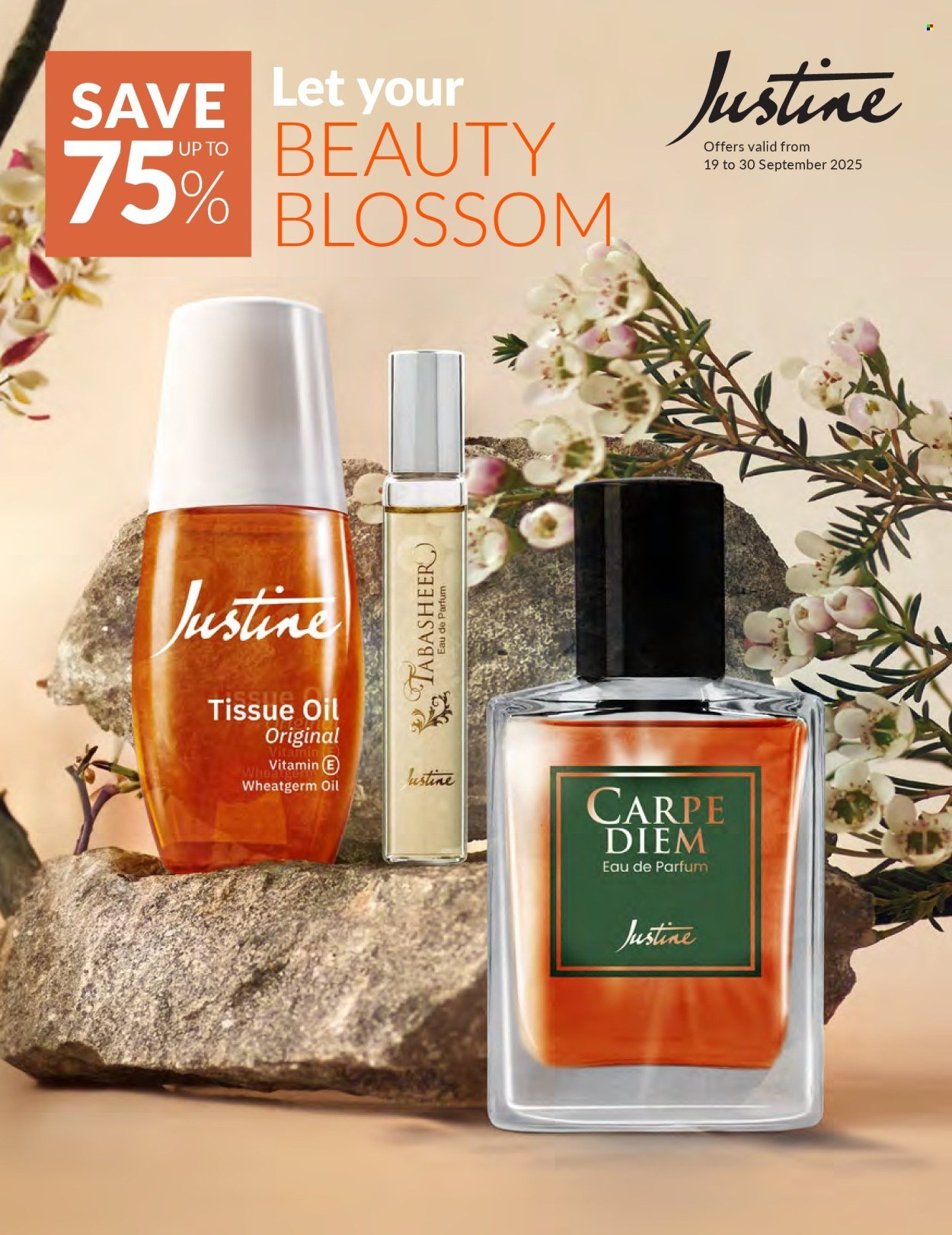 JUSTINE specials - LET YOUR BEAUTY BLOSSOM (2025-09-19 - 2025-09-30) | 1