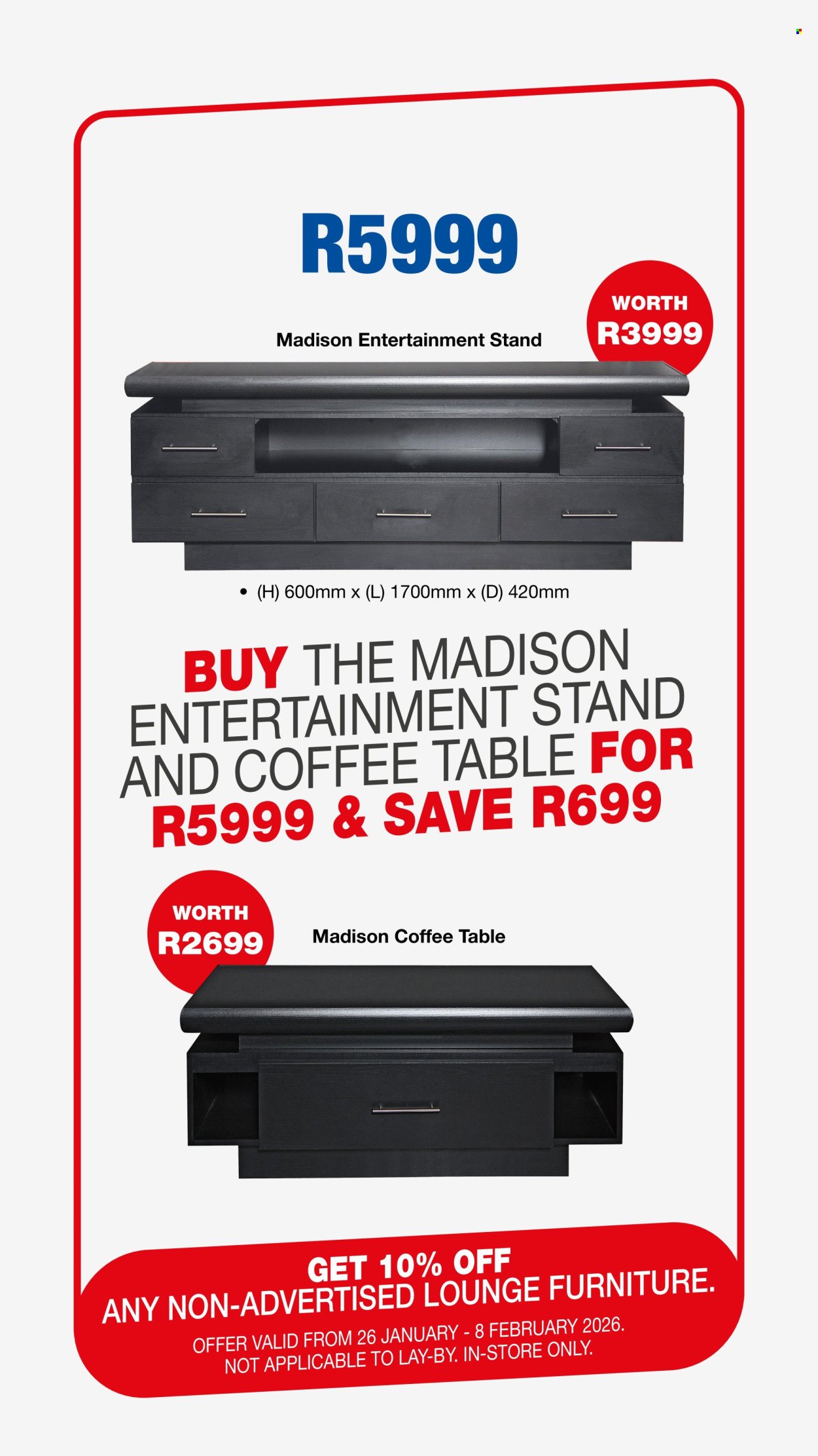 OK FURNITURE specials - From Monday 26 Jan 2026 (2026-01-26 - 2026-02-08) | 8