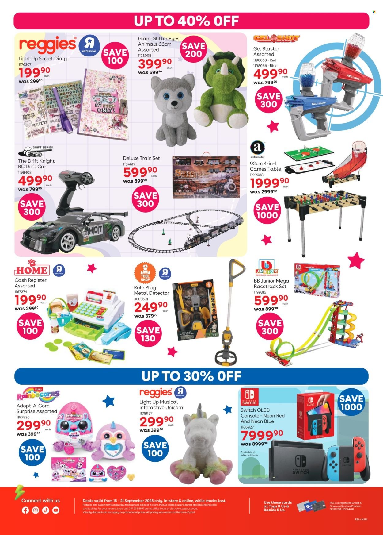 TOYS R US specials - From Monday 15 Sept 2025 (2025-09-15 - 2025-09-21) | 2