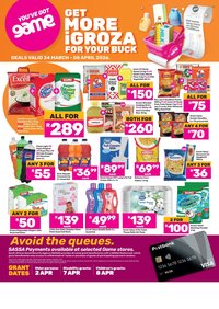 GAME specials - Get More iGroza For Your Buck (2026-03-24 - 2026-04-08)