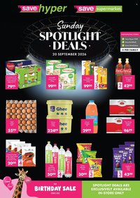 SAVE specials - From Sunday 20 Sept 2026