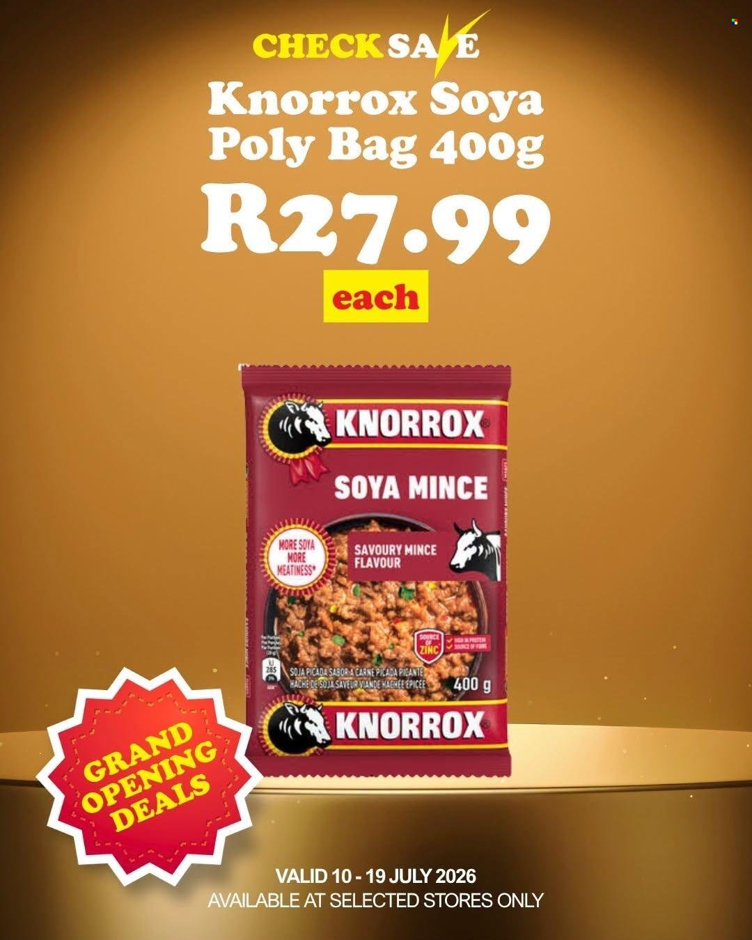 CHECK SAVE specials - From Friday 10 Jul 2026