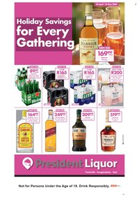 PRESIDENT HYPER specials - Liquor sale (2026-04-24 - 2026-05-10)