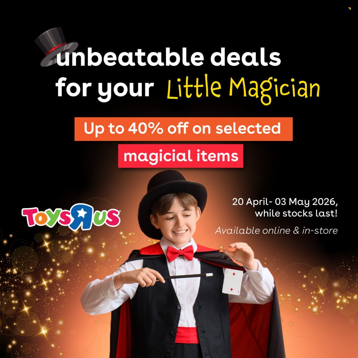 TOYS R US specials - From Monday 20 Apr 2026 (2026-04-20 - 2026-05-03) | 1