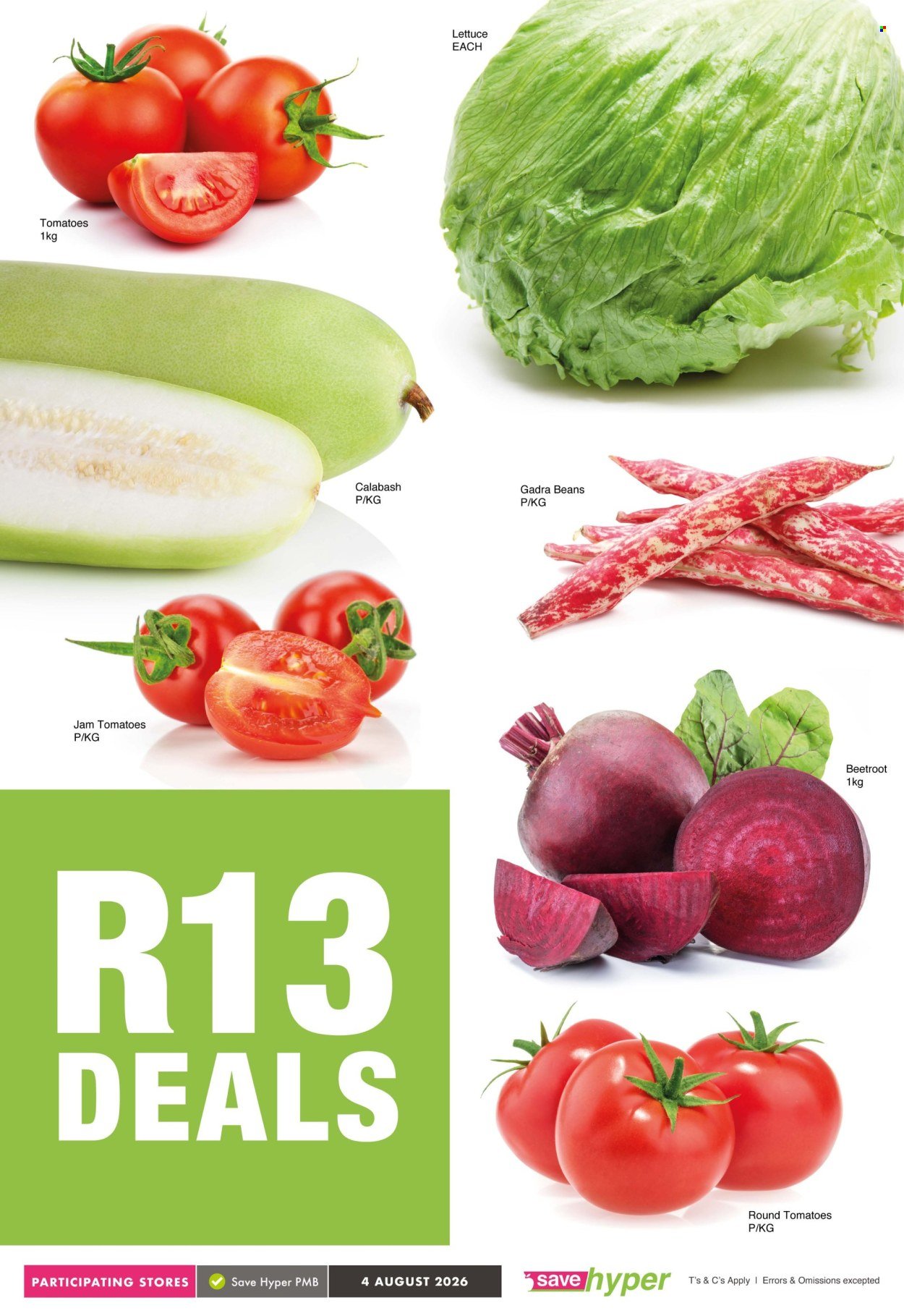 SAVE specials - From Tuesday 4 Aug 2026