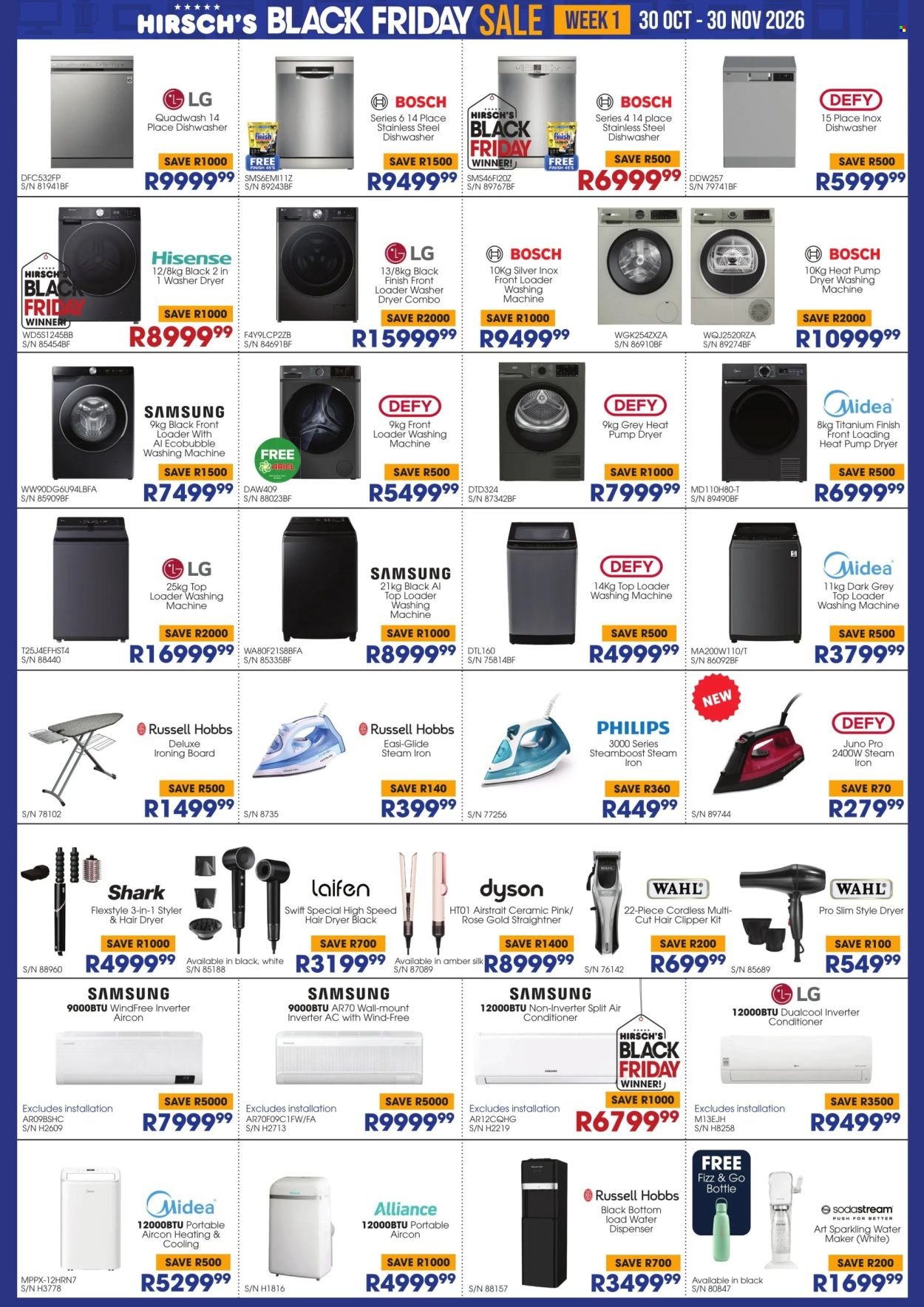 HIRSCH'S specials - From Friday 30 Oct 2026