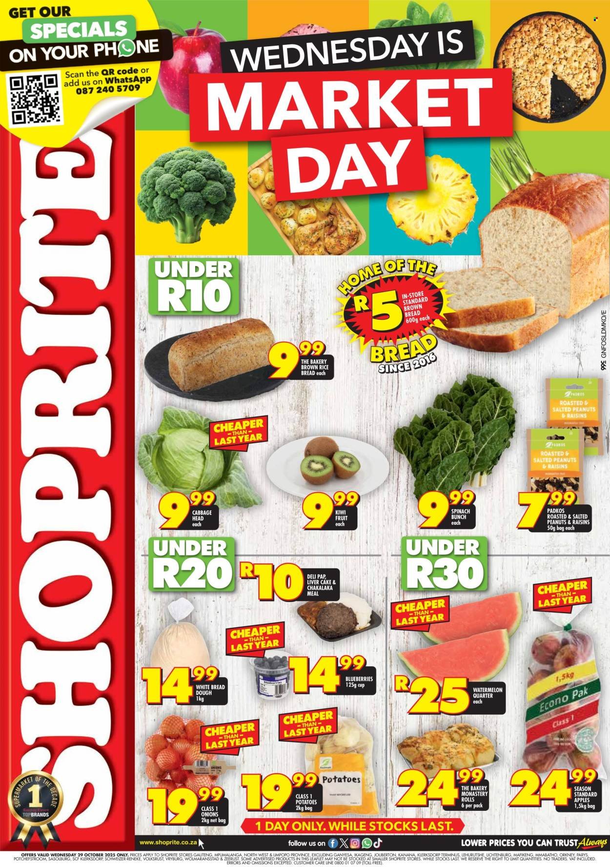 SHOPRITE specials - Market Day Deals (2025-10-29 - 2025-10-29) | 1
