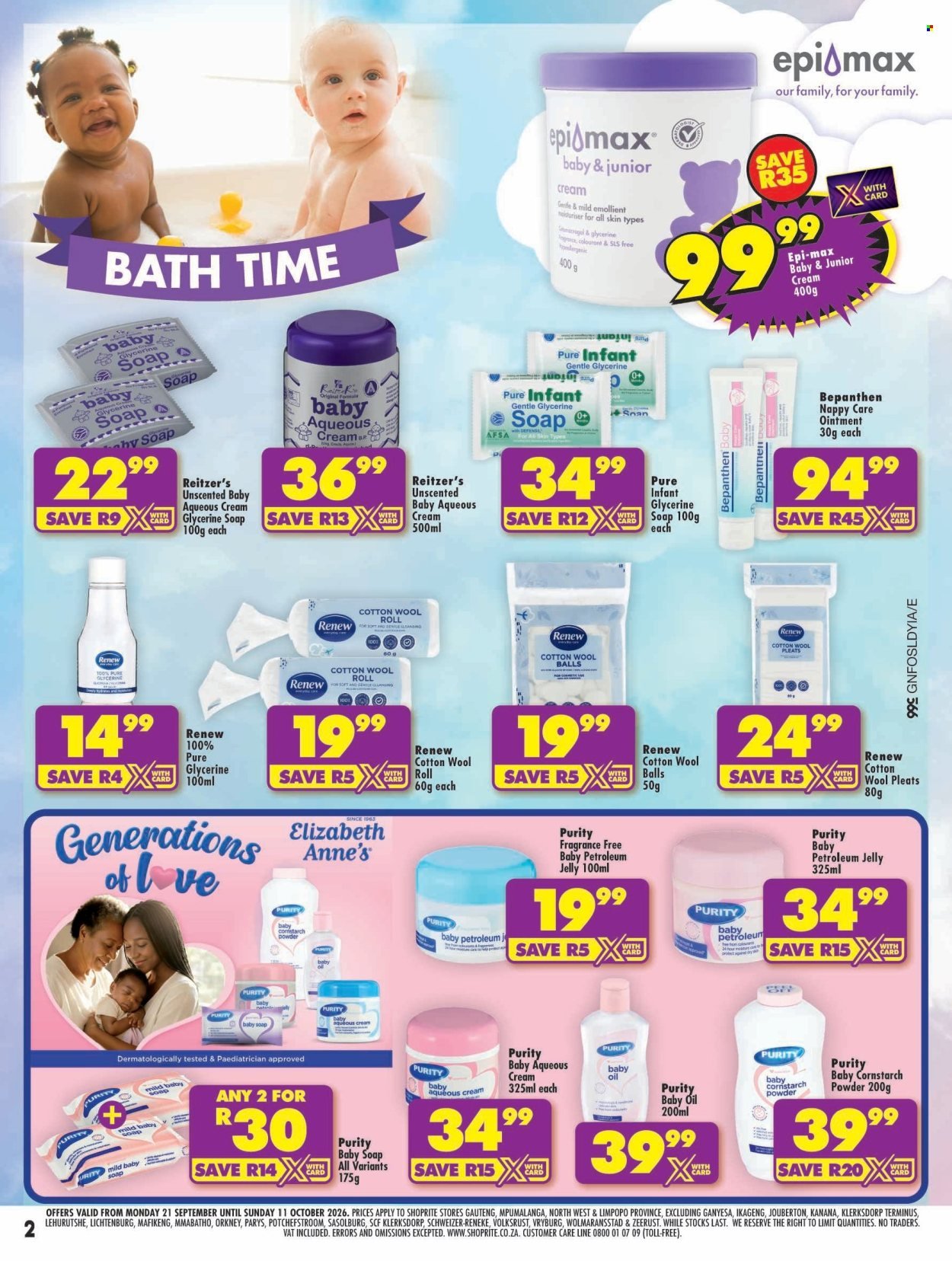 SHOPRITE specials - Baby Savings Gauteng
