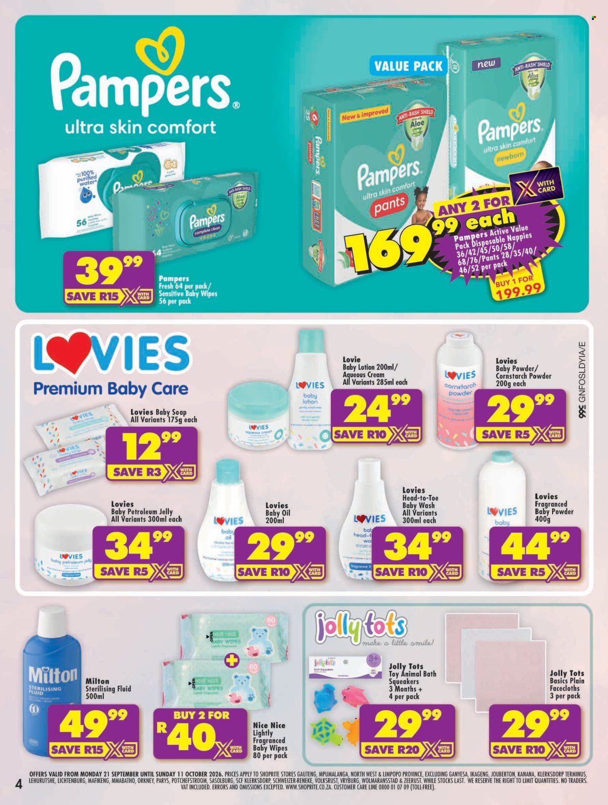 SHOPRITE specials - Baby Savings Gauteng