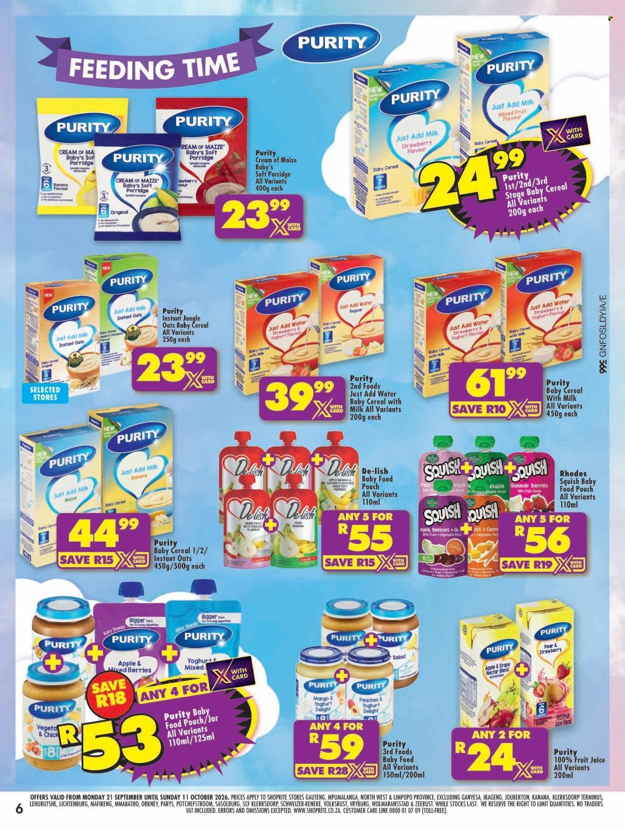 SHOPRITE specials - Baby Savings Gauteng