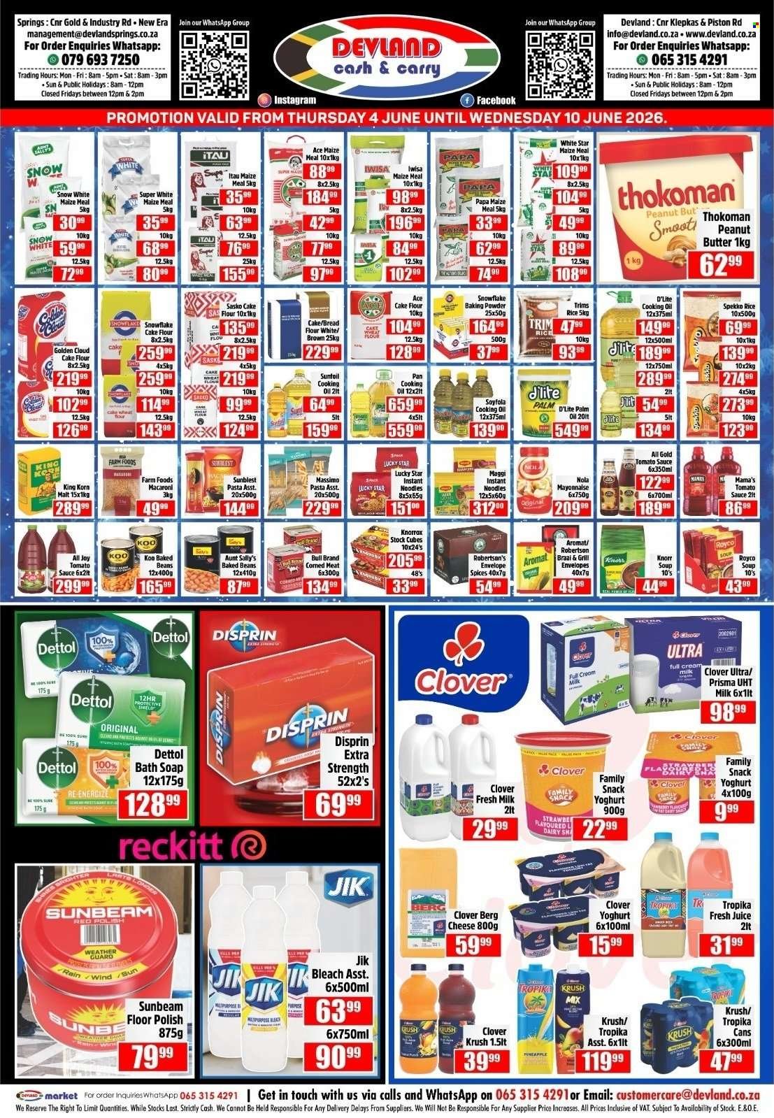 DEVLAND specials - From Thursday 4 Jun 2026