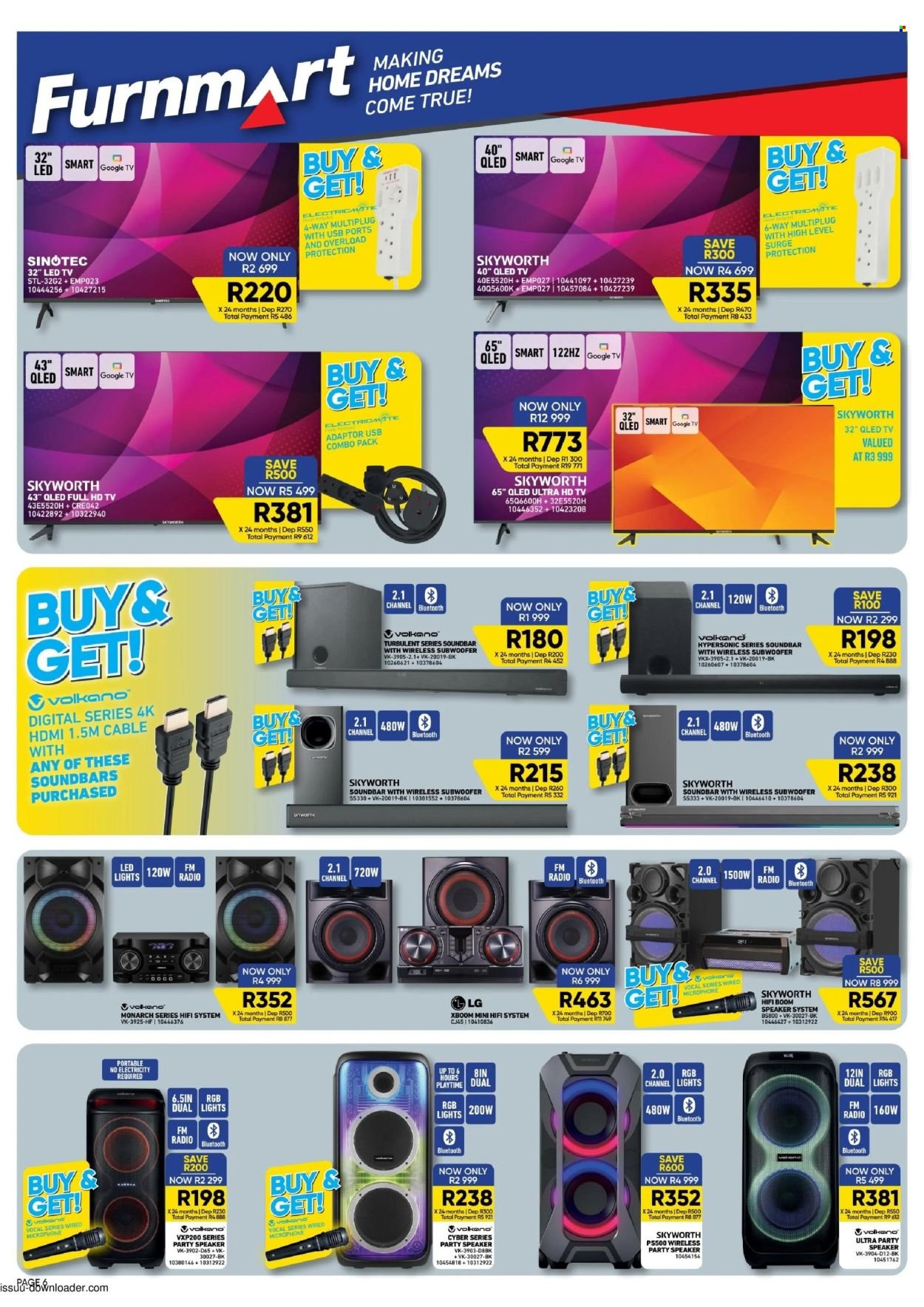 FURNMART specials - From Monday 10 Aug 2026