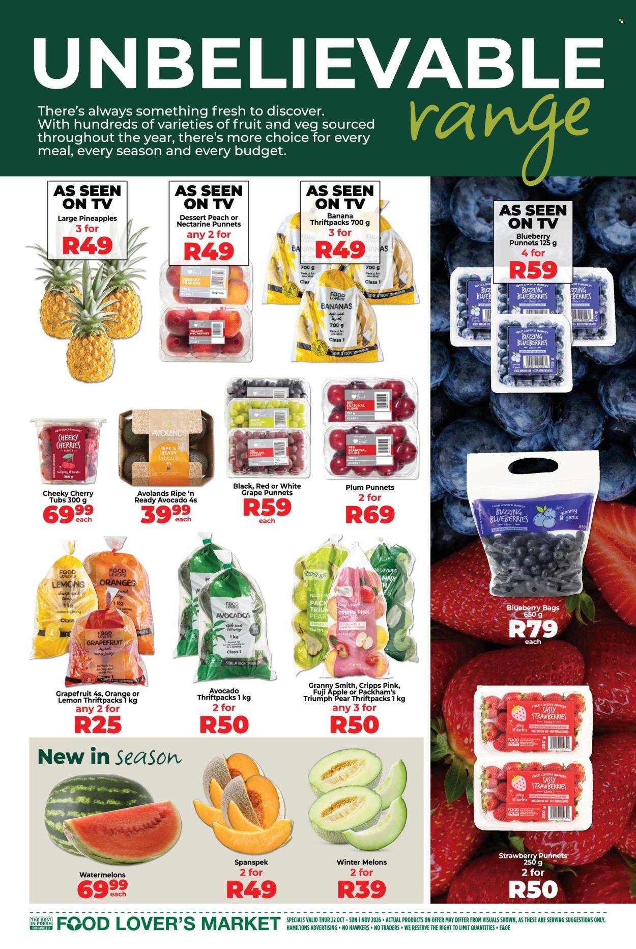FOOD LOVER'S MARKET specials - From Thursday 22 Oct 2026