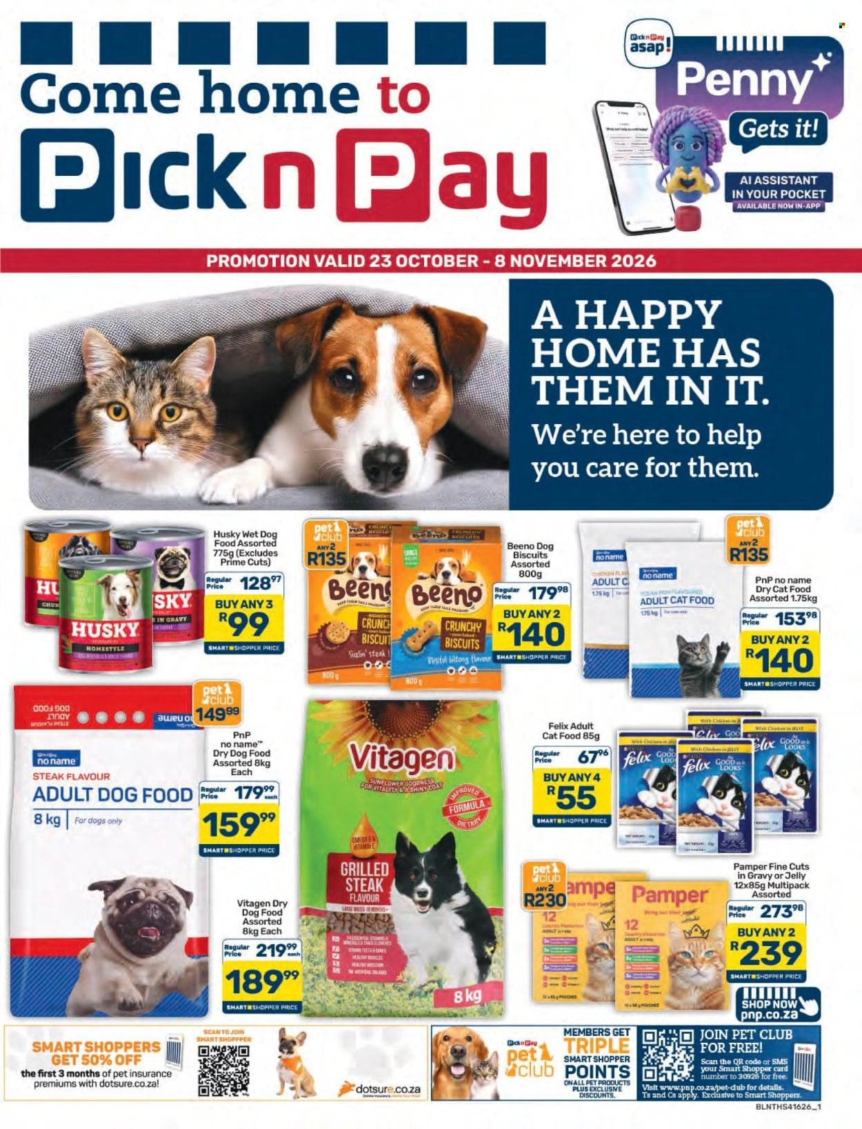PICK N PAY specials - Pet Specials