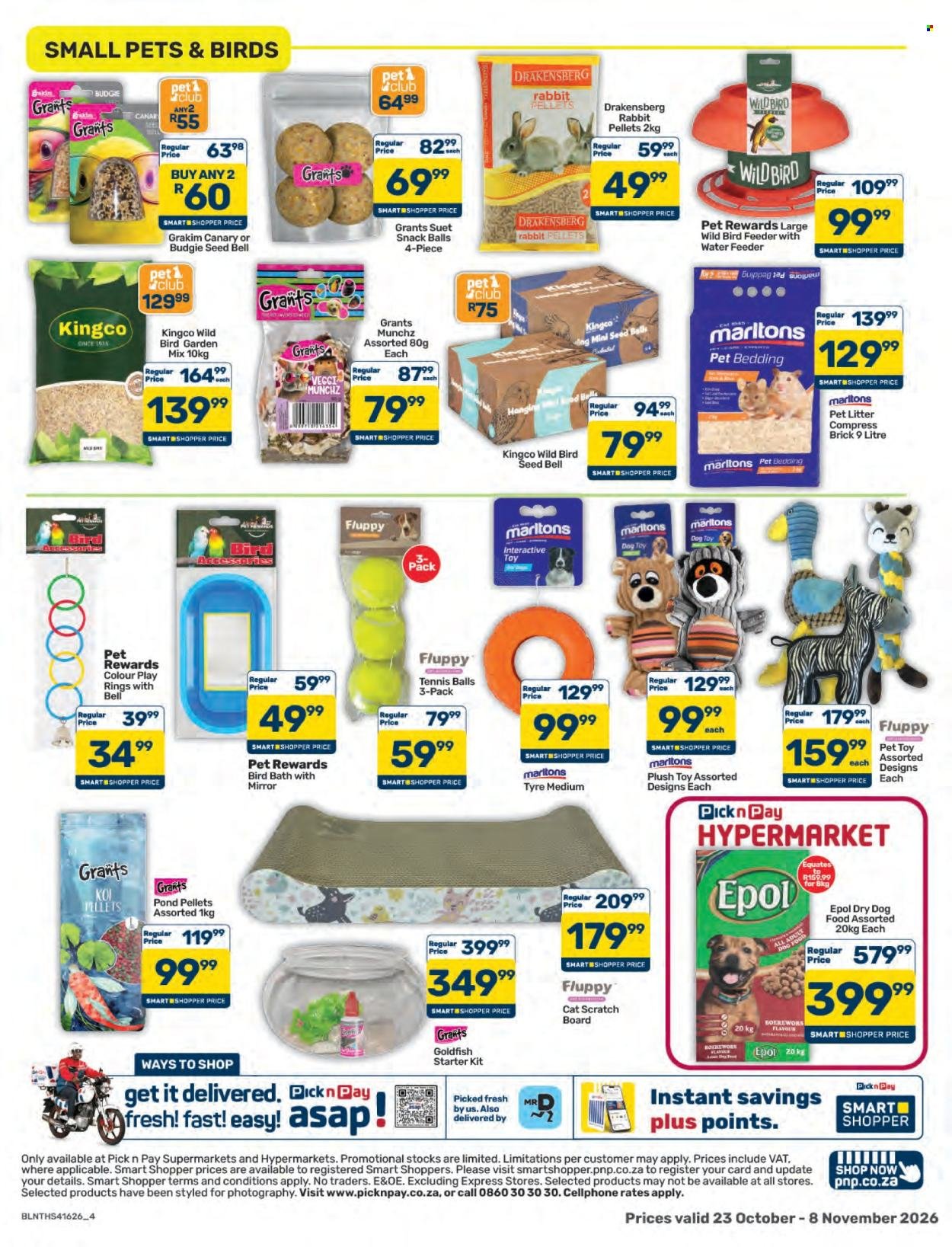 PICK N PAY specials - Pet Specials