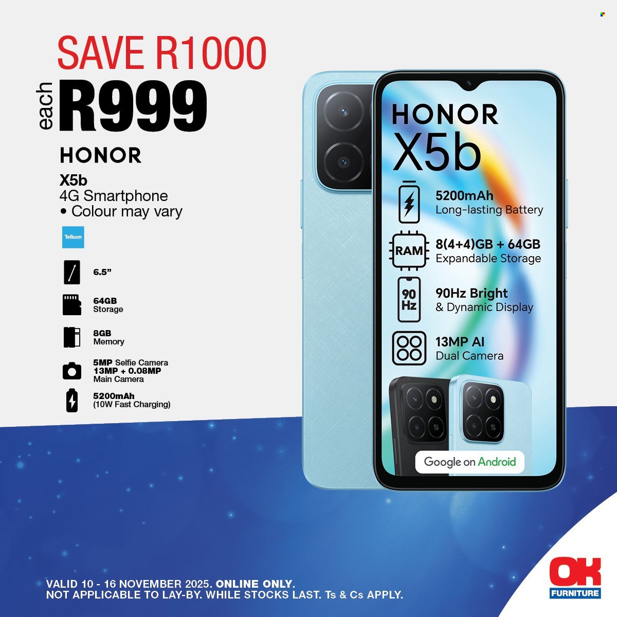 OK FURNITURE specials - From Monday 10 Nov 2025 (2025-11-10 - 2025-11-16) | 5