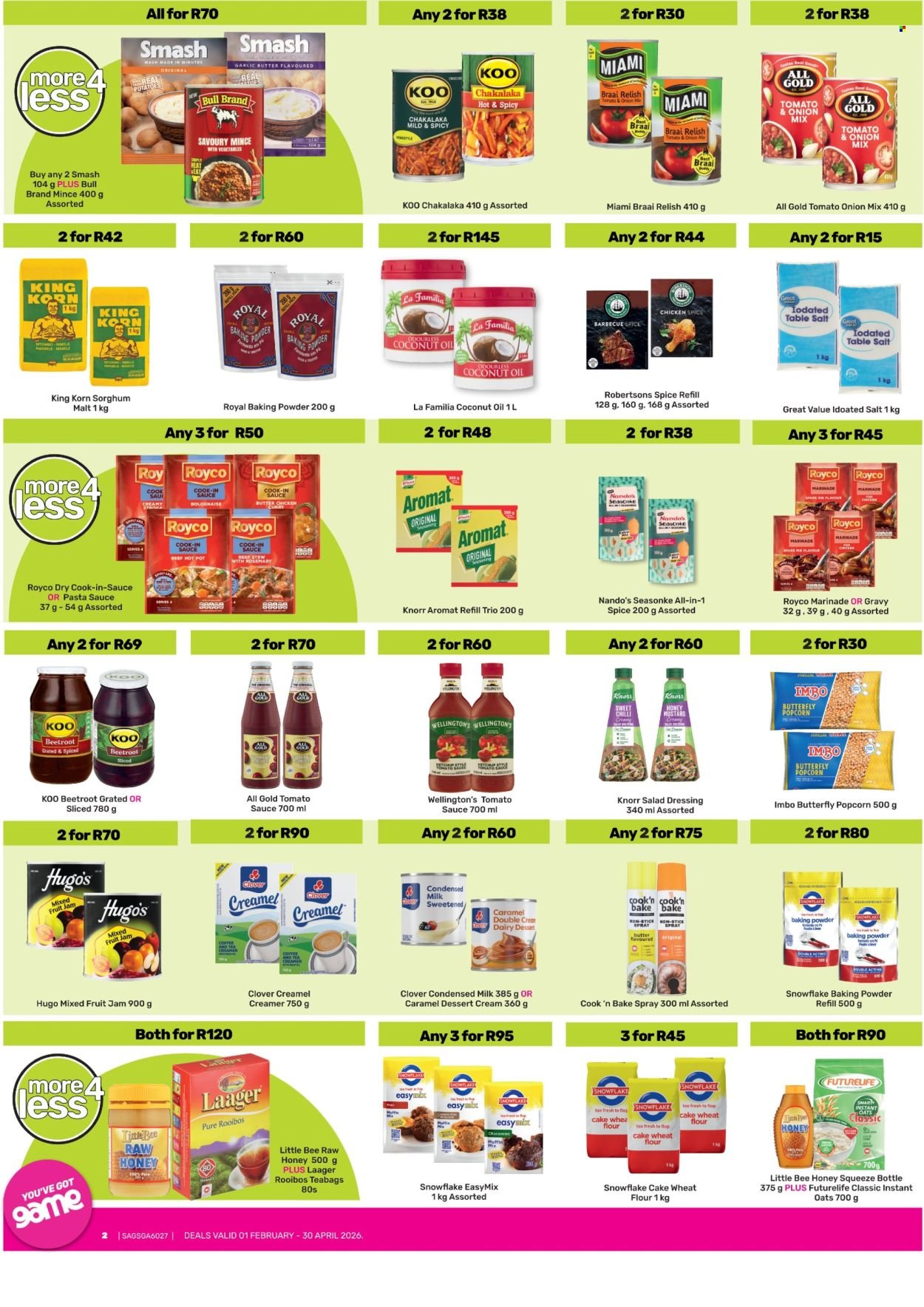 GAME specials - More 4 Less (2026-02-01 - 2026-04-30) | 2