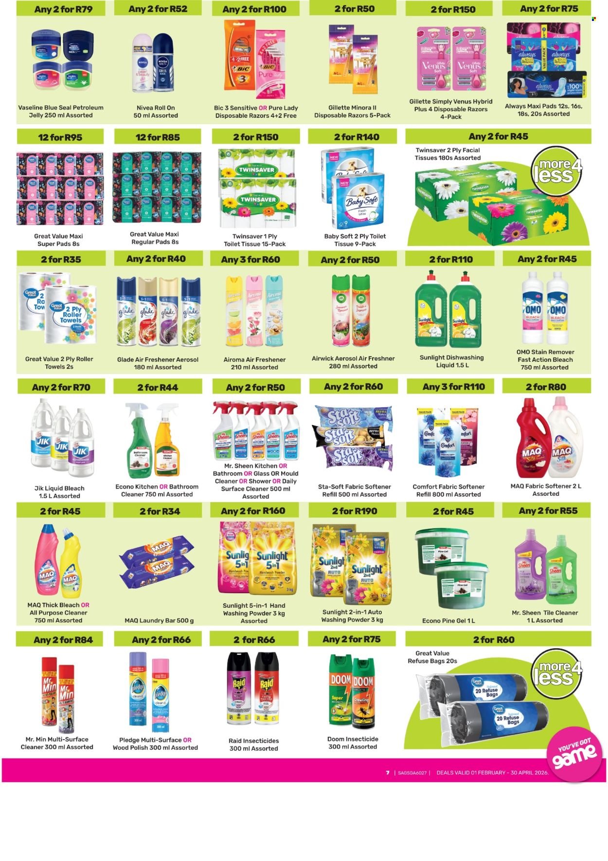 GAME specials - More 4 Less (2026-02-01 - 2026-04-30) | 7