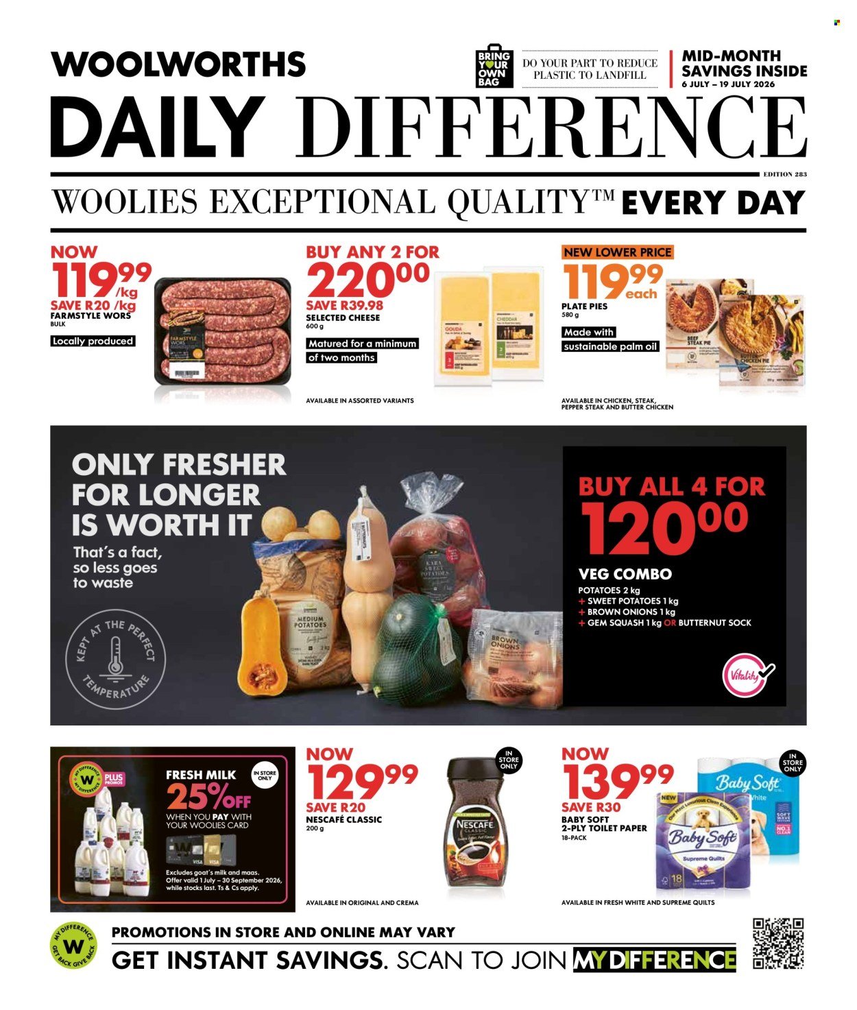 WOOLWORTHS specials - Daily Difference
