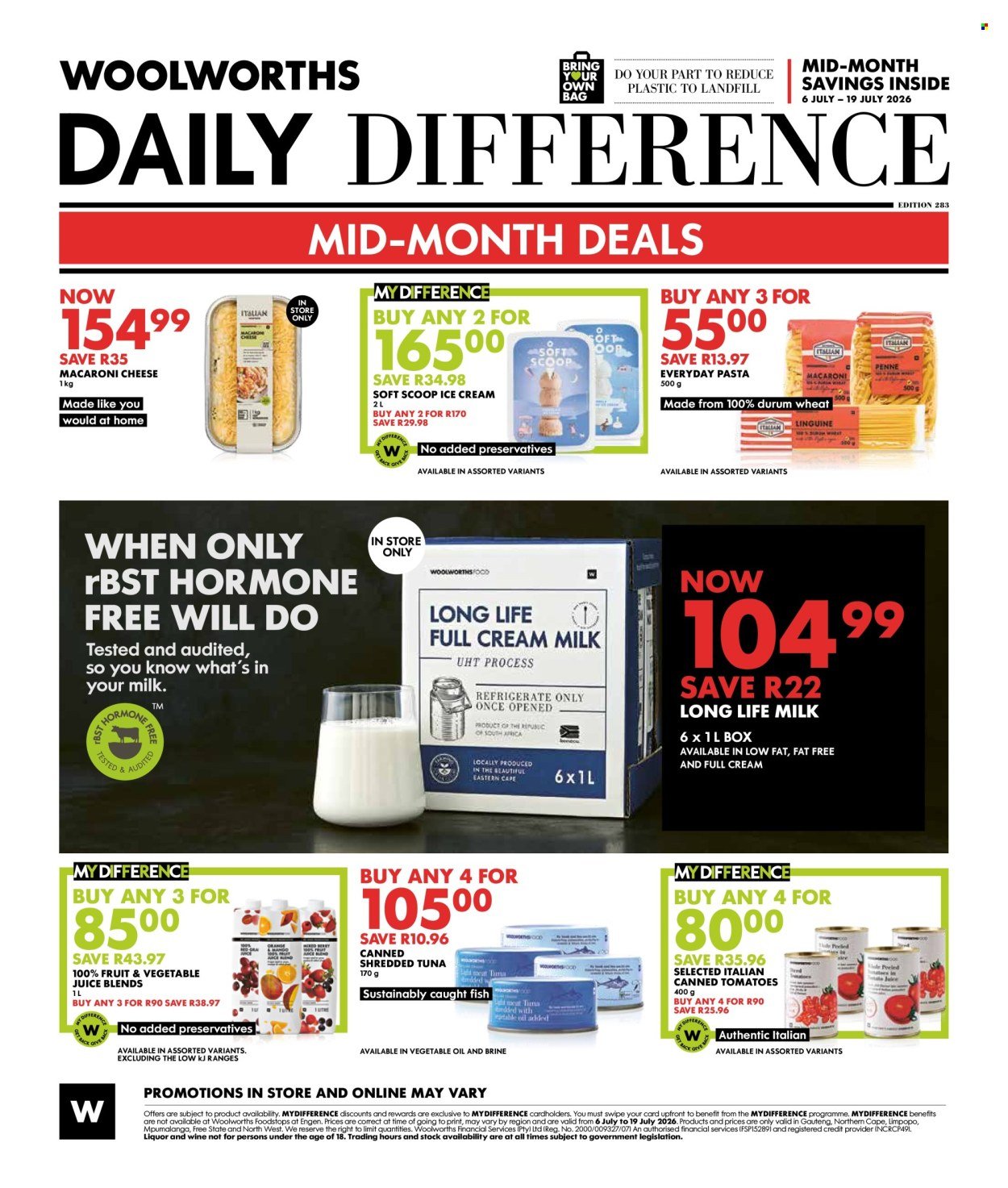 WOOLWORTHS specials - Daily Difference
