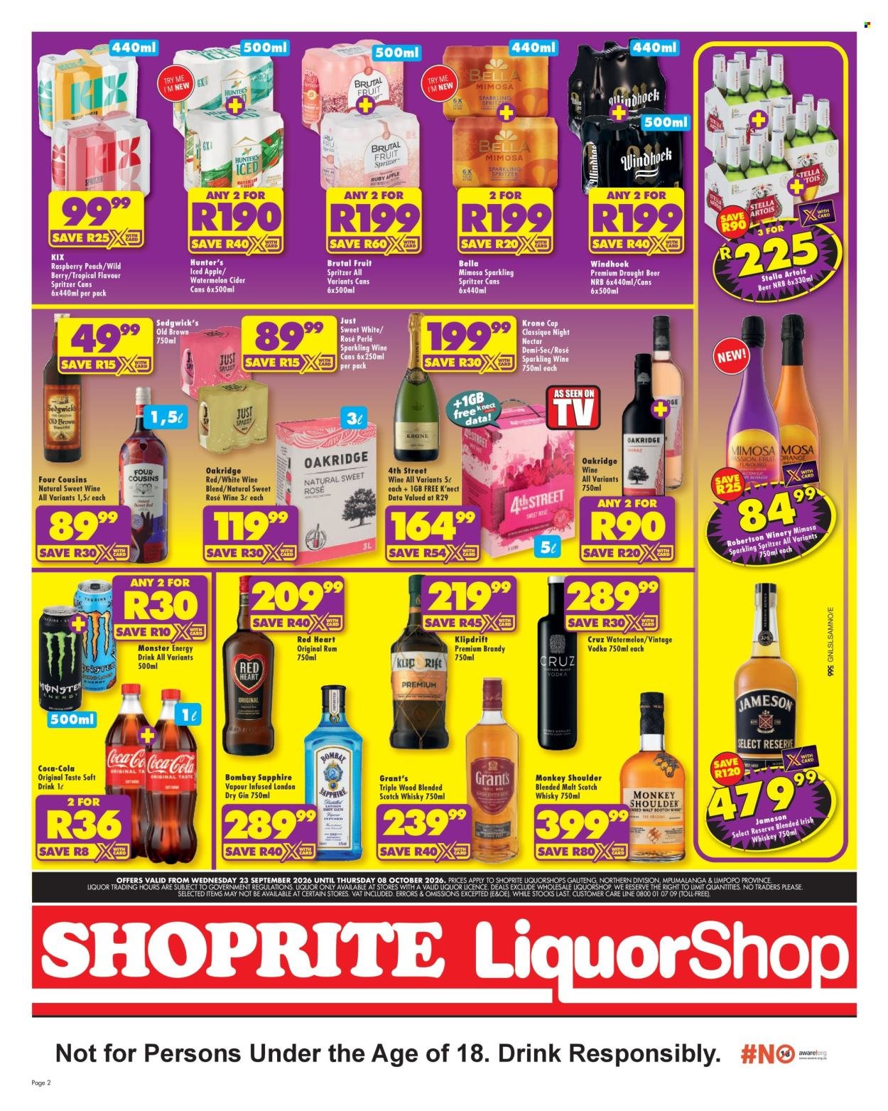 SHOPRITE specials - LiquorShop Xtra Savings Gauteng