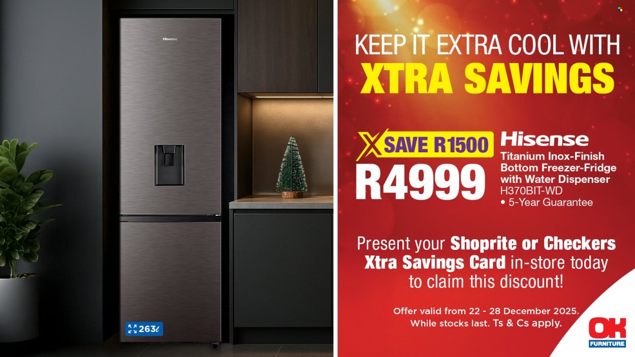 OK FURNITURE specials - From Monday 22 Dec 2025 (2025-12-22 - 2025-12-28) | 1