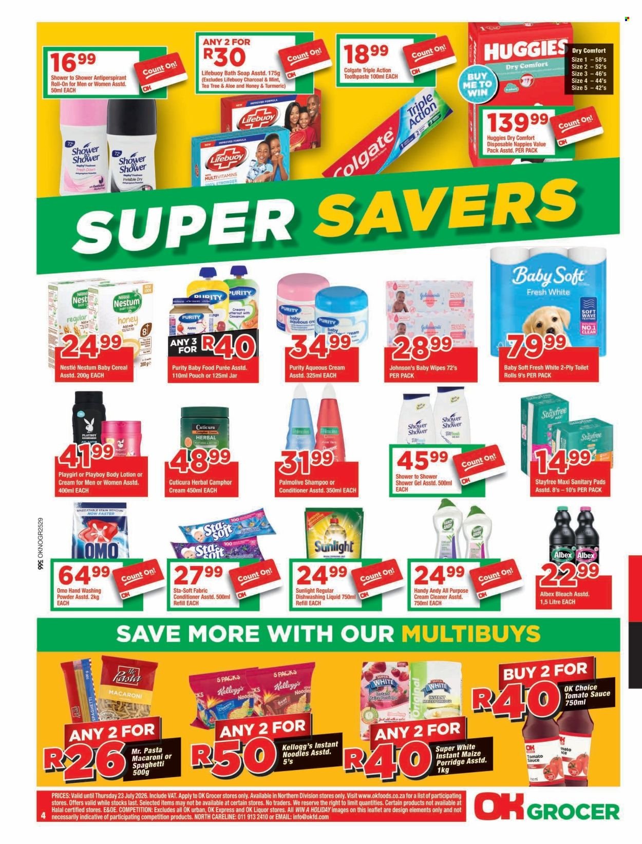 OK FOODS specials - From Wednesday 15 Jul 2026
