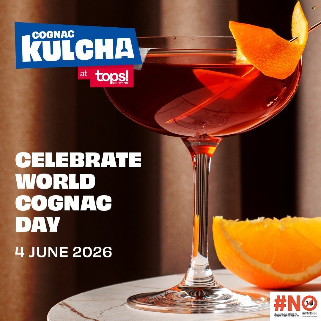 TOPS AT SPAR specials - Cognac kulcha