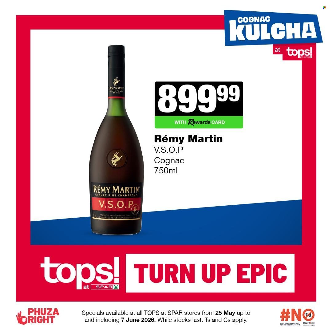 TOPS AT SPAR specials - Cognac kulcha