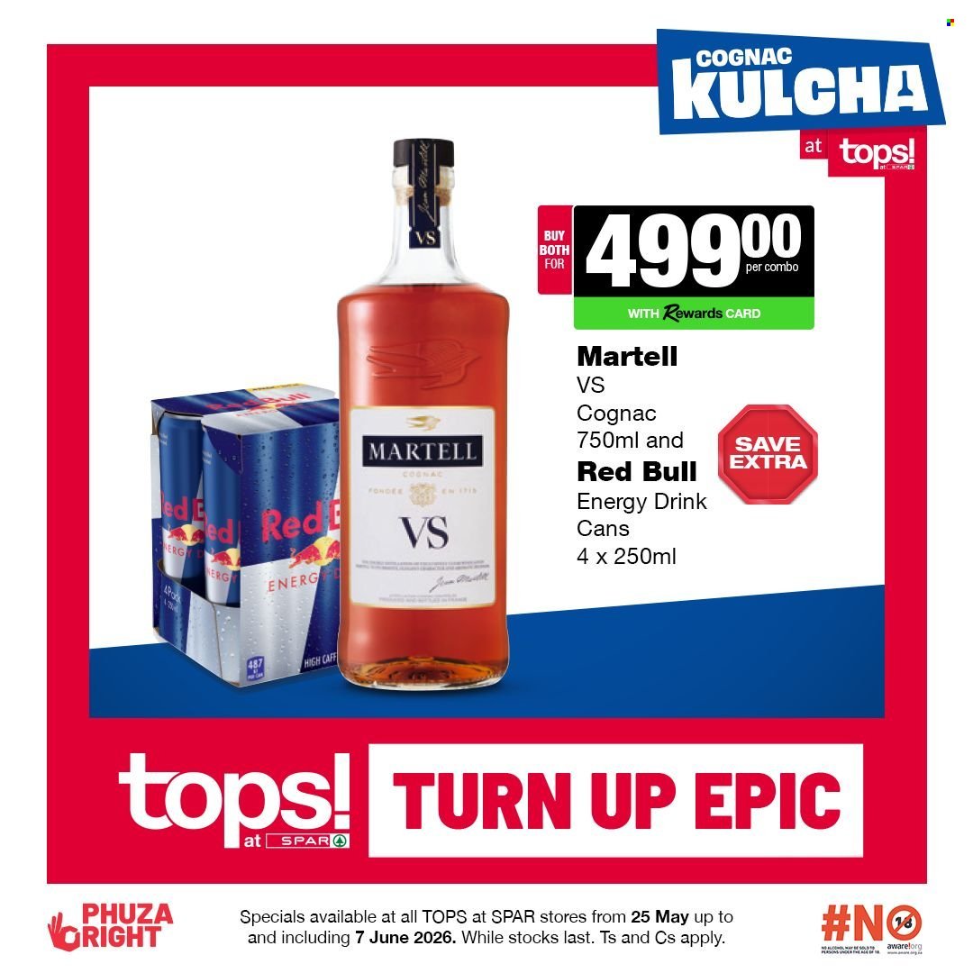 TOPS AT SPAR specials - Cognac kulcha