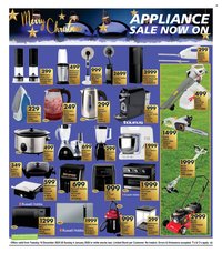 PRESIDENT HYPER specials - Appliances Sales (2025-12-16 - 2026-01-04)