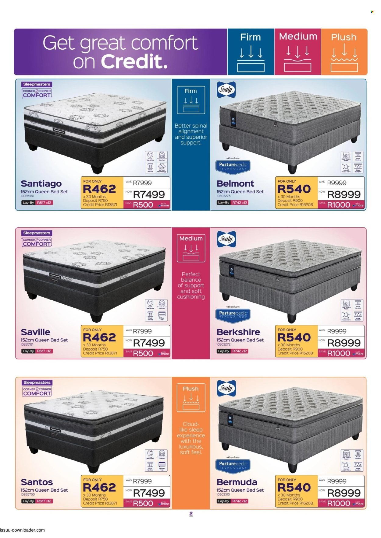 SLEEPMASTERS specials - From Thursday 17 Sept 2026