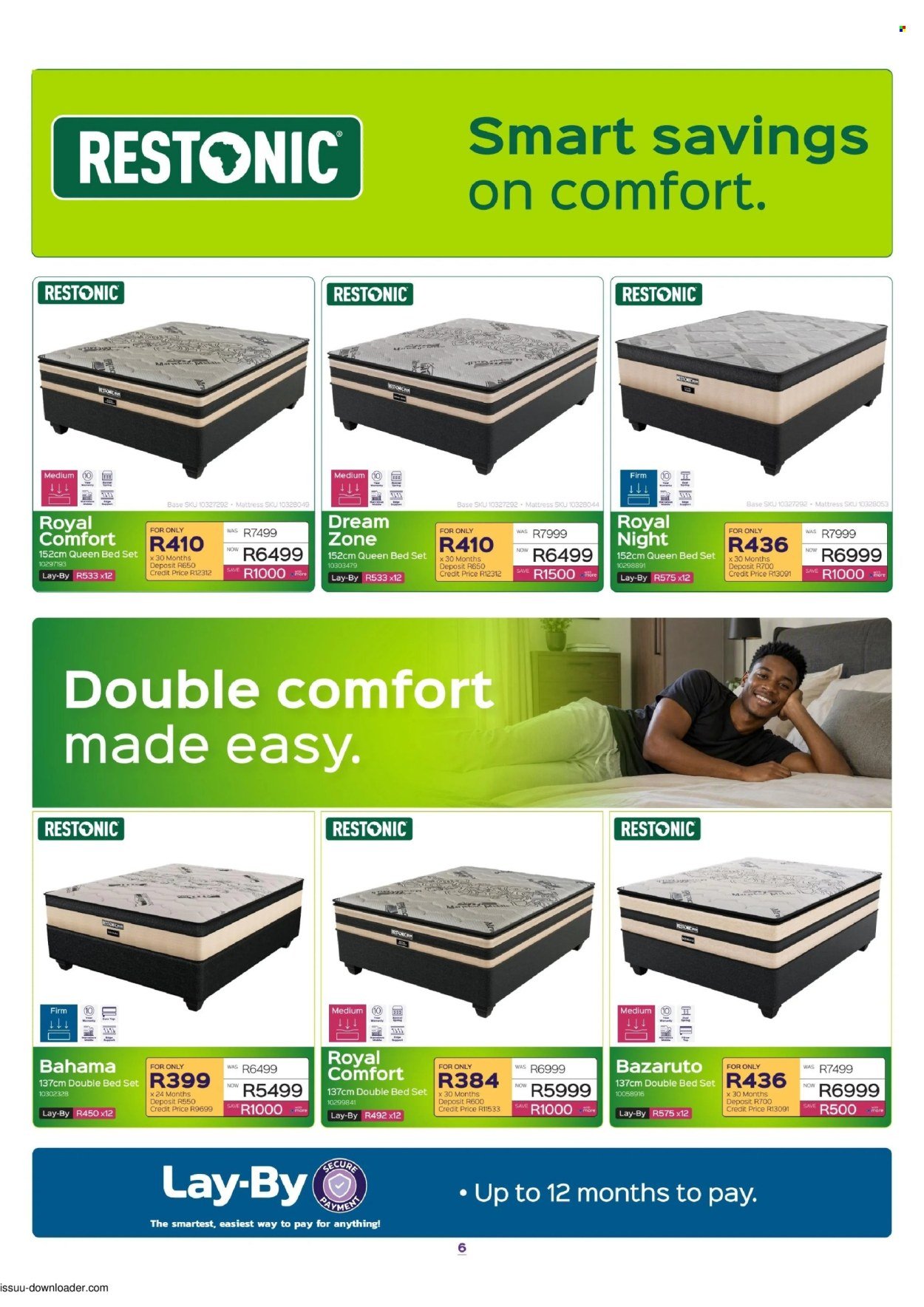 SLEEPMASTERS specials - From Thursday 17 Sept 2026