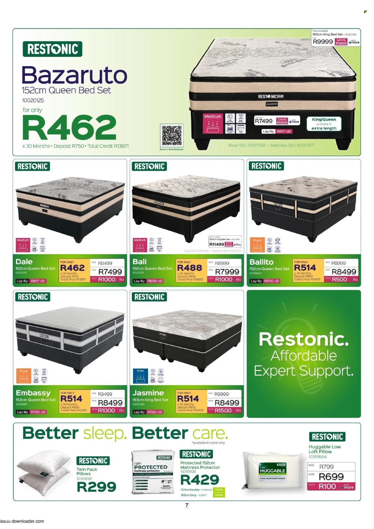 SLEEPMASTERS specials - From Thursday 17 Sept 2026