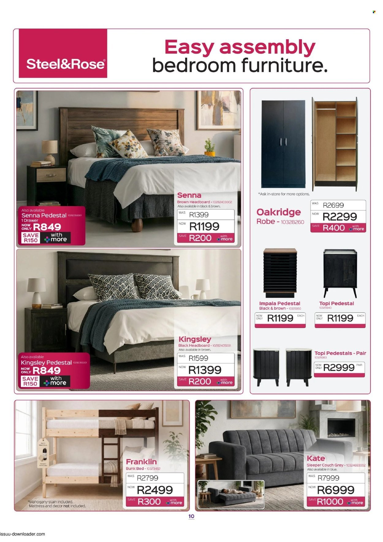SLEEPMASTERS specials - From Thursday 17 Sept 2026