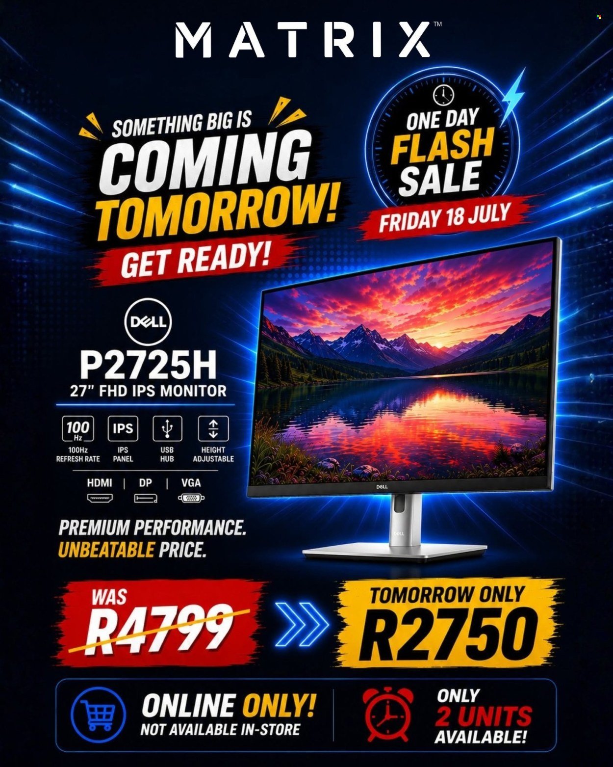 MATRIX WAREHOUSE specials - From Friday 17 Jul 2026