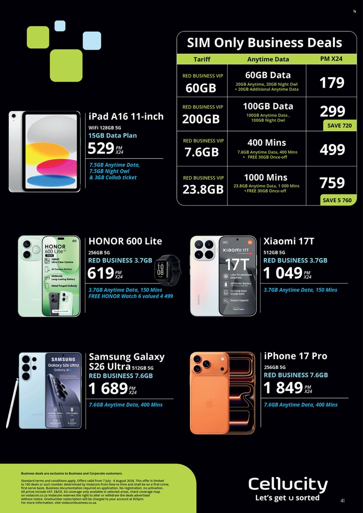 CELLUCITY specials - July Business 2026